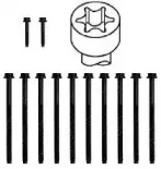 22-18093B GOETZE Комплект болтов головки цилидра