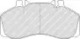 FCV879 FERODO Комплект тормозных колодок, дисковый тормоз