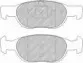 FSL1160 FERODO Комплект тормозных колодок, дисковый тормоз