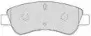 FSL1399 FERODO Комплект тормозных колодок, дисковый тормоз