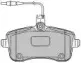 FSL1725 FERODO Комплект тормозных колодок, дисковый тормоз