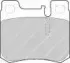 FSL693 FERODO Комплект тормозных колодок, дисковый тормоз