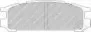 FSL790 FERODO Комплект тормозных колодок, дисковый тормоз