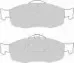 FSL884 FERODO Комплект тормозных колодок, дисковый тормоз