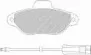 FSL925 FERODO Комплект тормозных колодок, дисковый тормоз