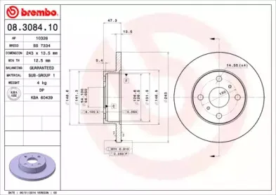 08.3084.10 BREMBO