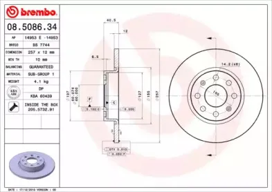 08.5086.34 BREMBO