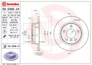 08.5366.21 BREMBO