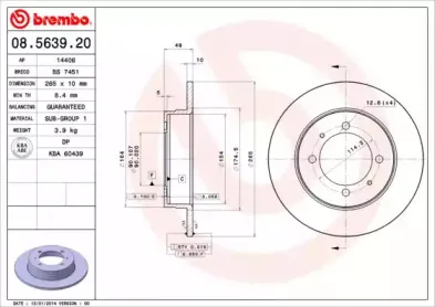 08.5639.20 BREMBO