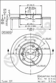 08.5651.20 BREMBO Тормозной диск