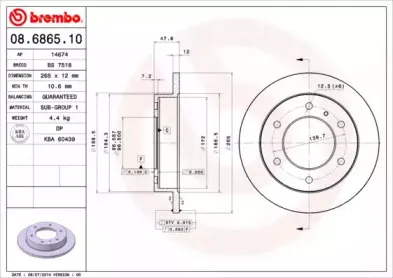 08.6865.10 BREMBO