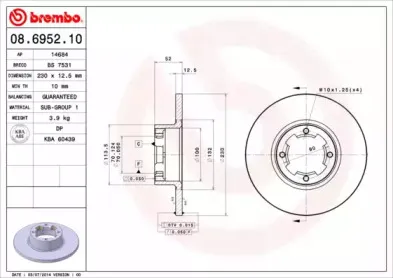 08.6952.10 BREMBO