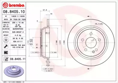 08.8405.10 BREMBO