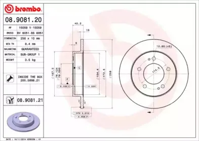 08.9081.20 BREMBO