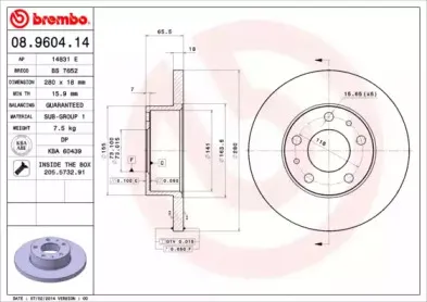 08.9604.14 BREMBO