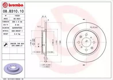 08.B310.10 BREMBO