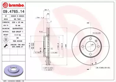 09.4765.14 BREMBO