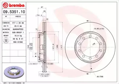 09.5351.10 BREMBO
