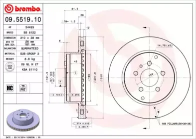 09.5519.10 BREMBO