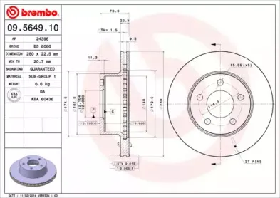 09.5649.10 BREMBO
