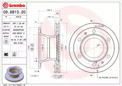 09.6813.20 BREMBO