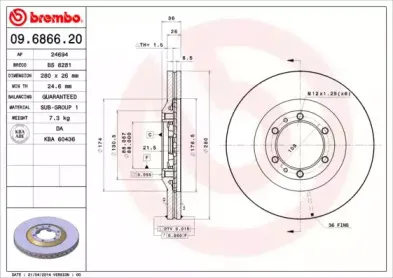 09.6866.20 BREMBO