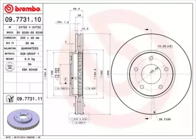 09.7731.11 BREMBO