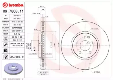 09.7808.11 BREMBO