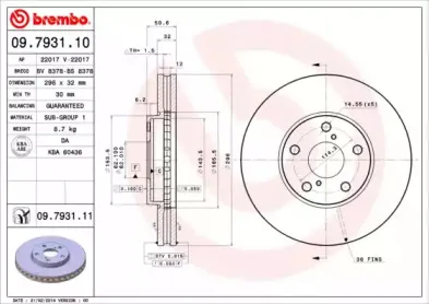 09.7931.10 BREMBO