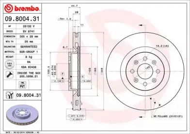 09.8004.31 BREMBO