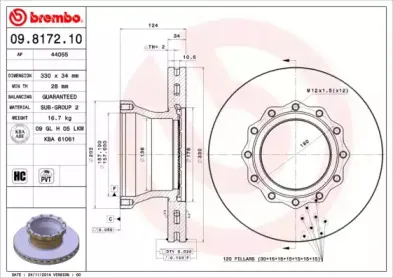 09.8172.10 BREMBO