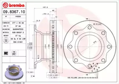 09836710 BREMBO