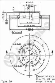 09.8633.75 BREMBO