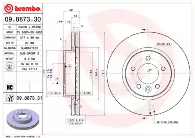 09.8873.30 BREMBO