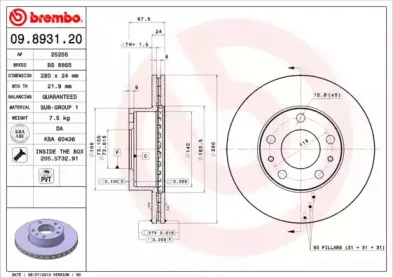 09.8931.20 BREMBO