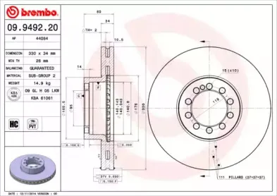 09.9492.20 BREMBO