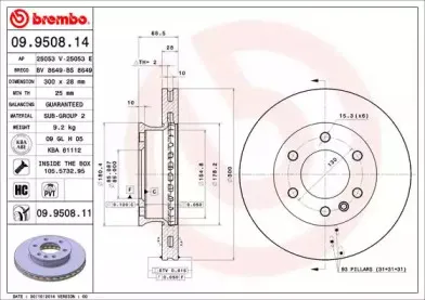 09.9508.14 BREMBO