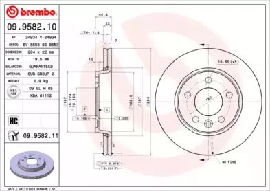 09.9582.10 BREMBO