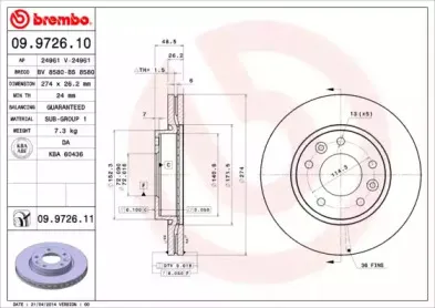 09.9726.10 BREMBO