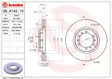 09.A142.10 BREMBO