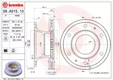 09.A315.10 BREMBO