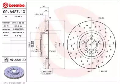 09.A427.1X BREMBO