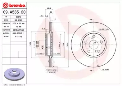 09.A535.20 BREMBO