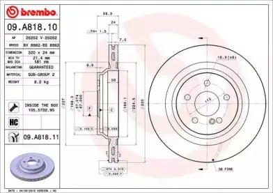 09.A818.11 BREMBO