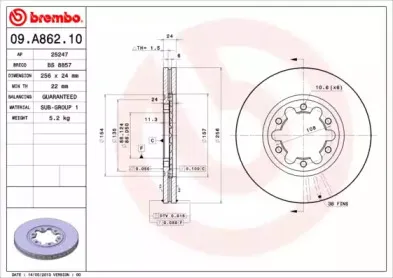 09.A862.10 BREMBO