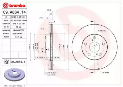 09.A864.14 BREMBO