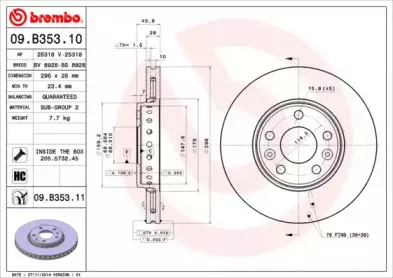 09.B353.10 BREMBO