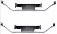 A 02 222 BREMBO Комплект принадлежностей, тормо