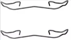 A 02 228 BREMBO Комплект принадлежностей, тормо