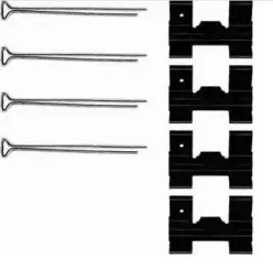 A 02 256 BREMBO Комплектующие, колодки дискового тормоза